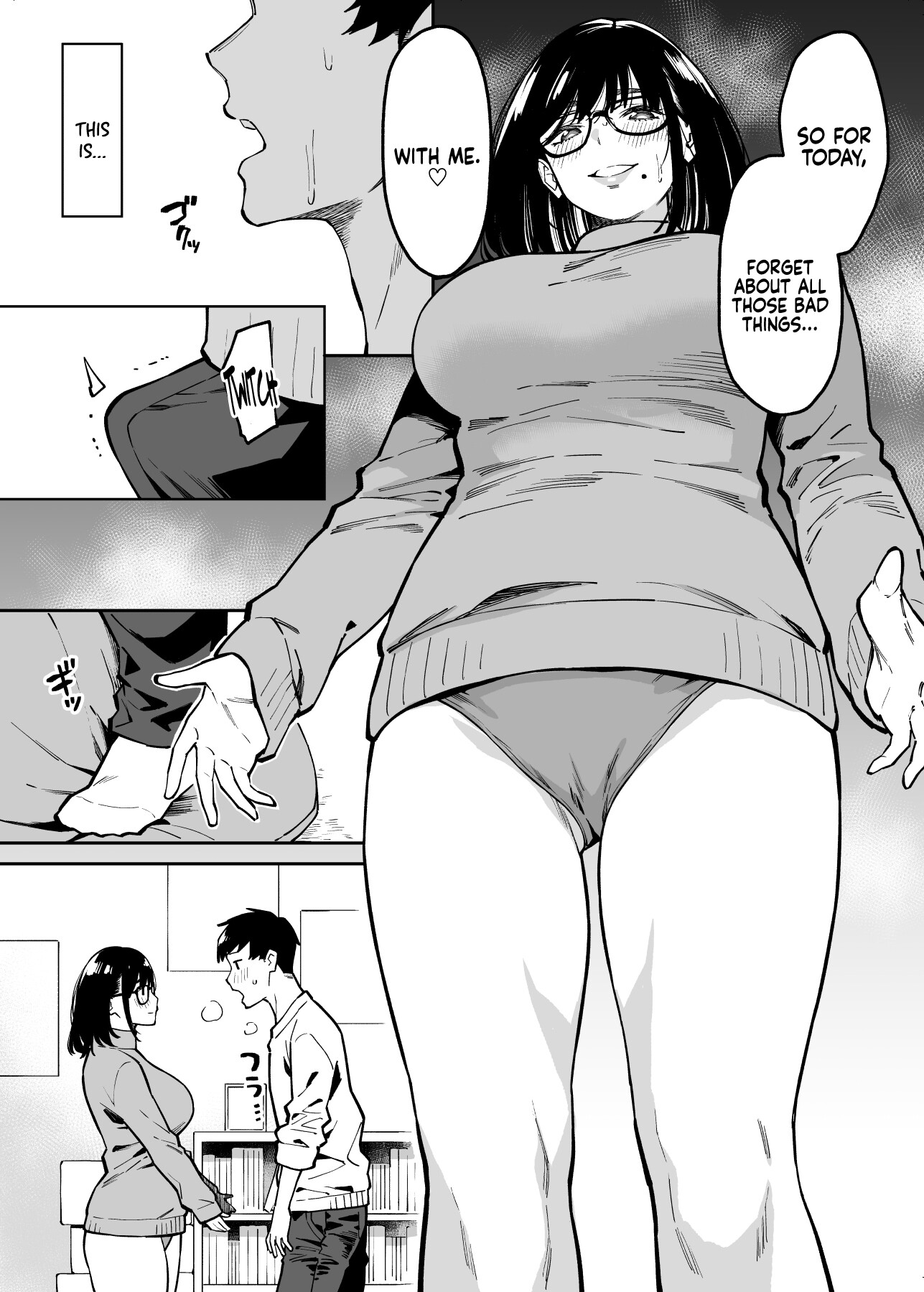 Hentai Manga Comic-Comforted by the Sloppy Girl Next Door-Read-13